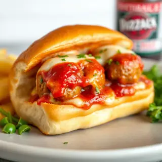 Meatball Parmigiana Sub